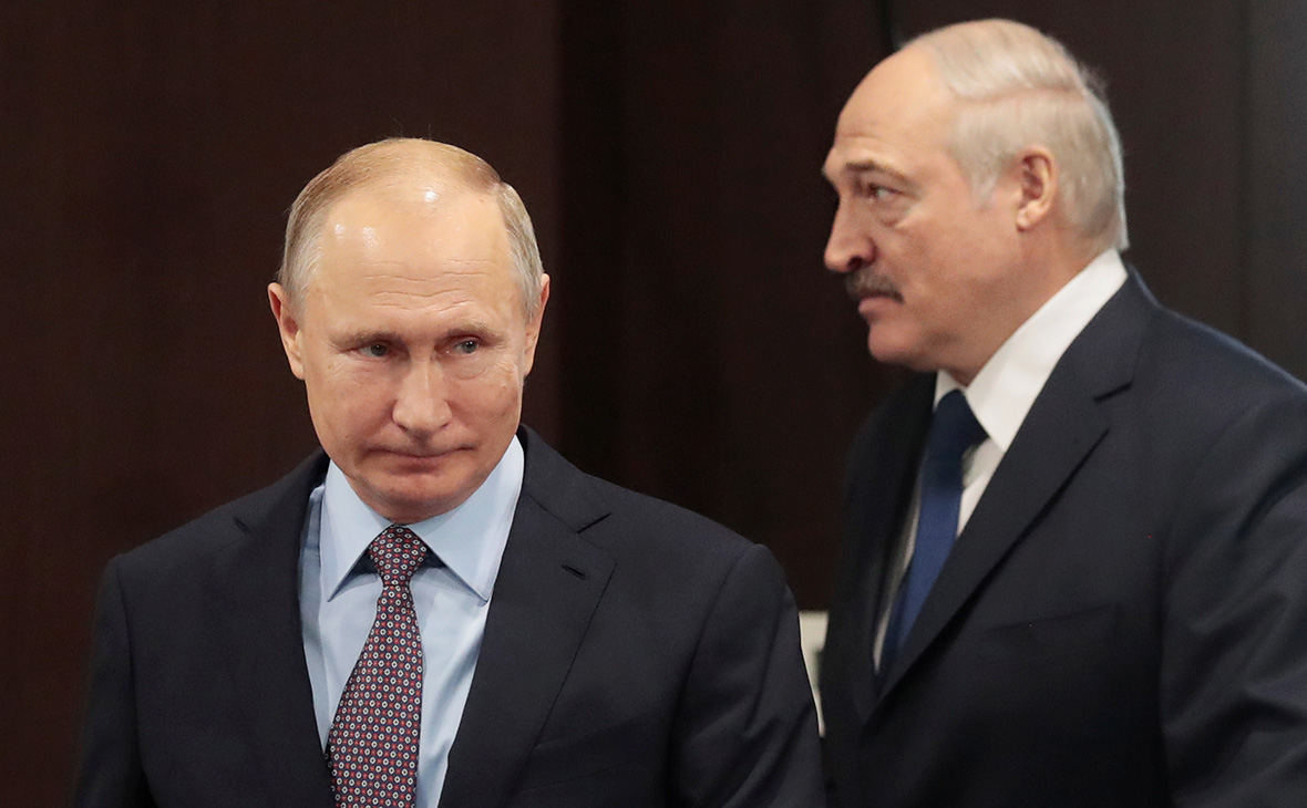 Владимир Путин и Александр Лукашенко