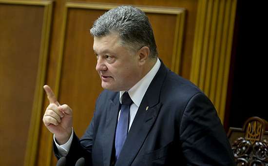 Президент Украины Петр Порошенко