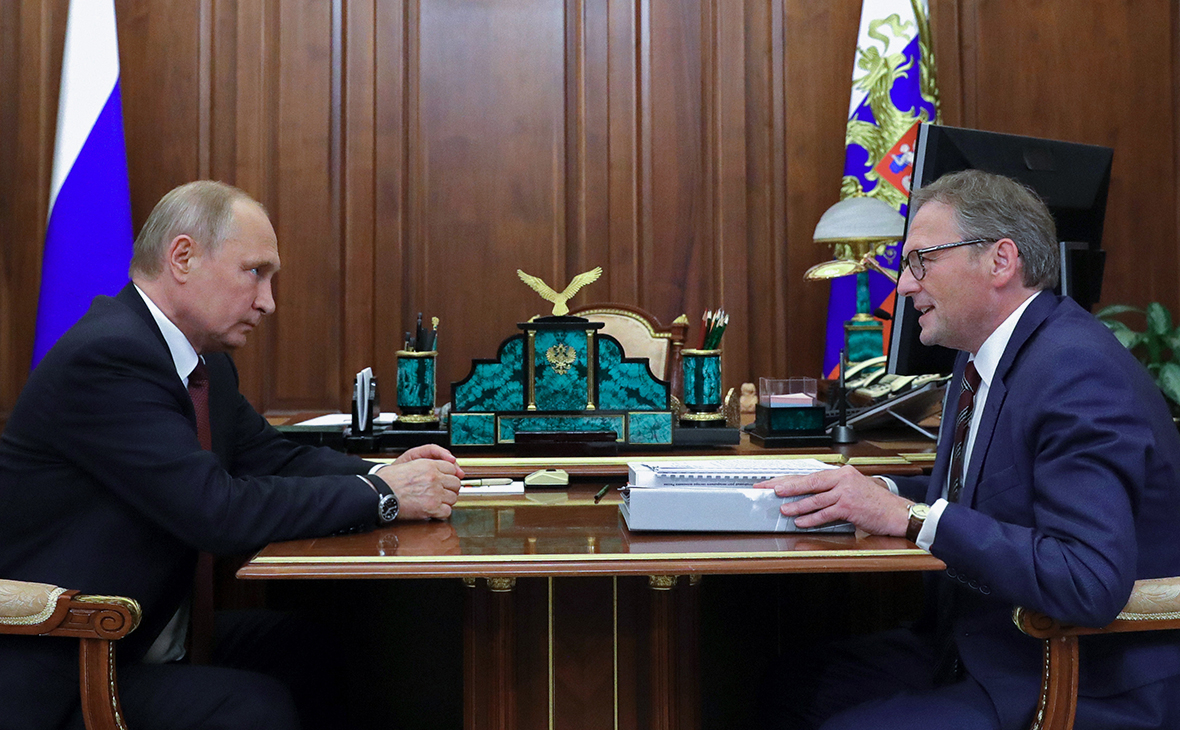 Владимир Путин и Борис Титов