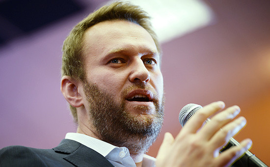 Оппозиционер Алексей Навальный
