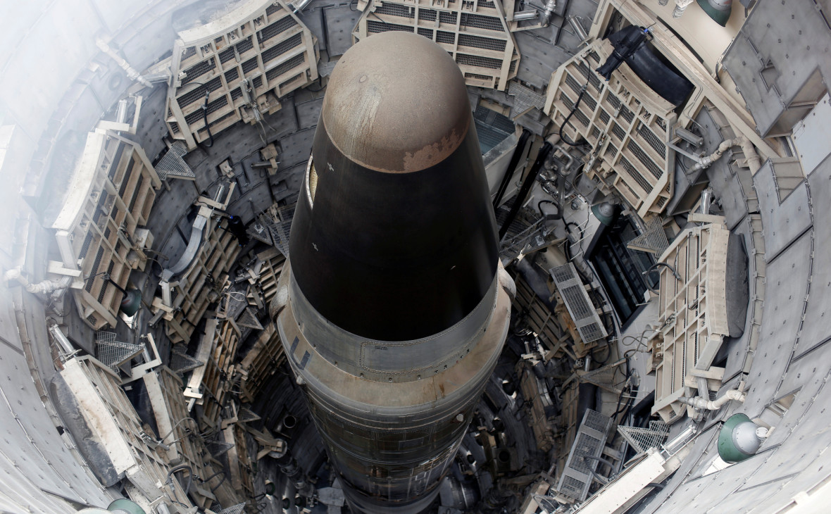 Снятая с дежурства межконтинентальная ракета GM-25C Titan II на базе в Аризоне