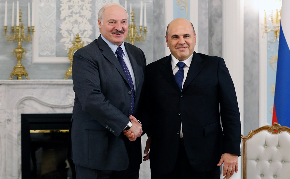 Александр Лукашенко и Михаил Мишустин