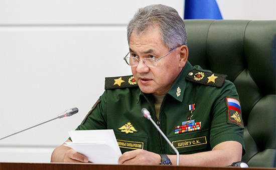 Министр обороны России Сергей Шойгу