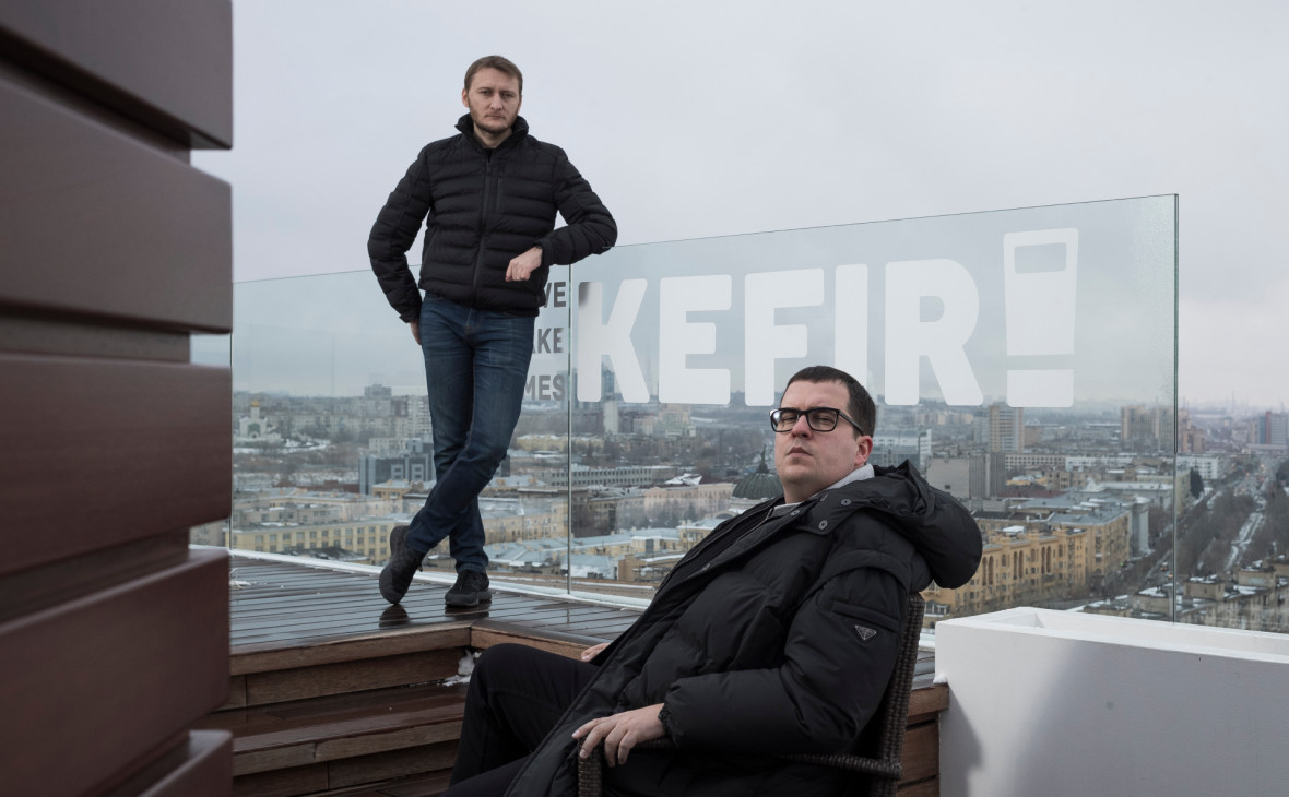 Арт-директор и продюсер Петр Костылев и основатель студии «Кефир» Андрей Пряхин
