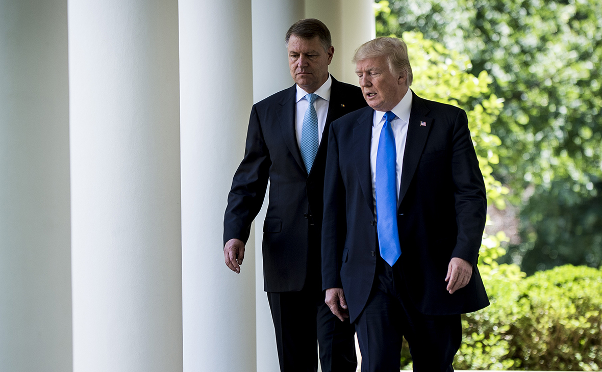 Клаус Йоханнис и Дональд Трамп