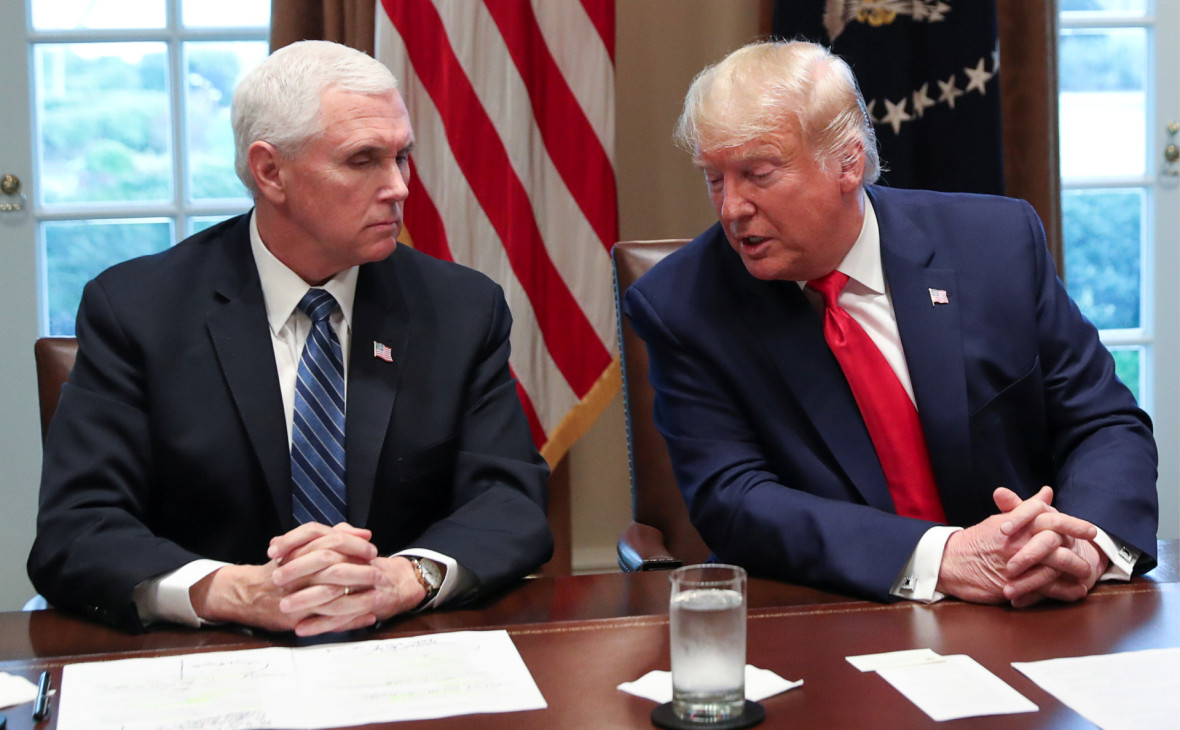 Майк Пенс и Дональд Трамп