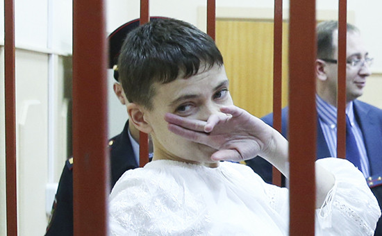 Украинская летчица Надежда Савченко