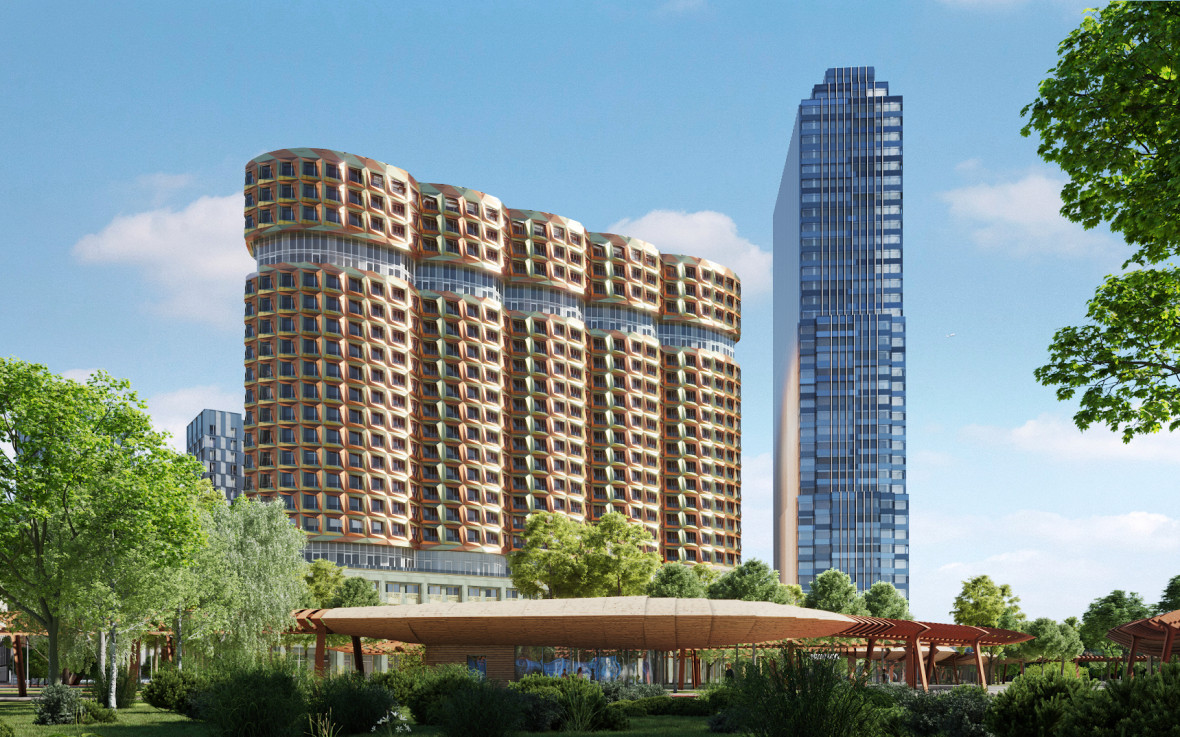 ZILART DIAMOND и ZILART TOWER (справа) в ЖК «ЗИЛАРТ»