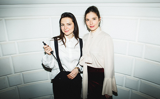 Начинающие продюсеры Елена Новикова и Дарья Золотухина (слева направо)


