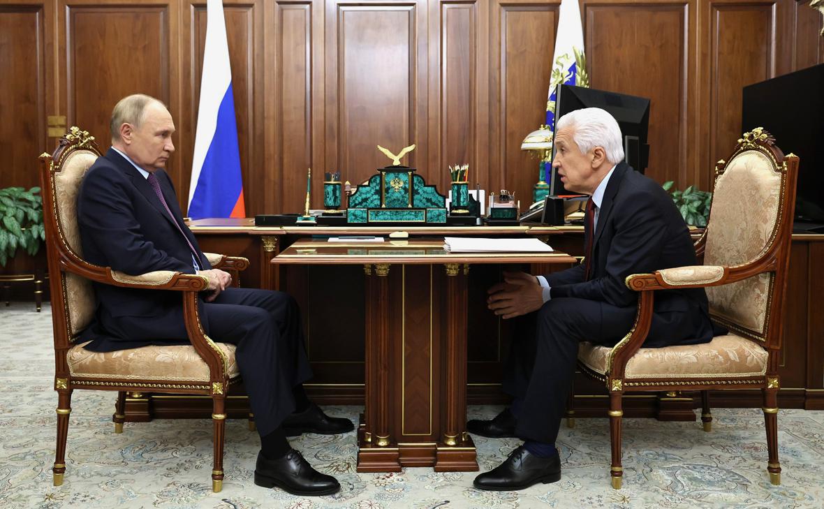 Владимир Путин и&nbsp;Владимир Васильев