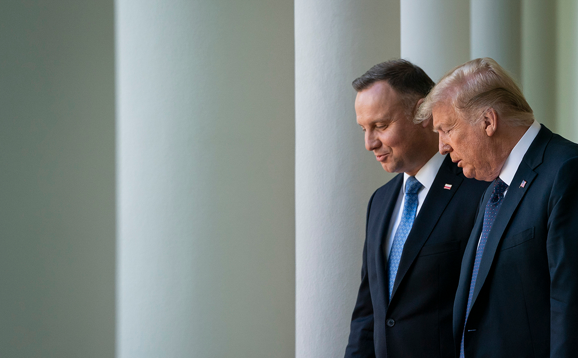 Анджей Дуда и Дональд Трамп
