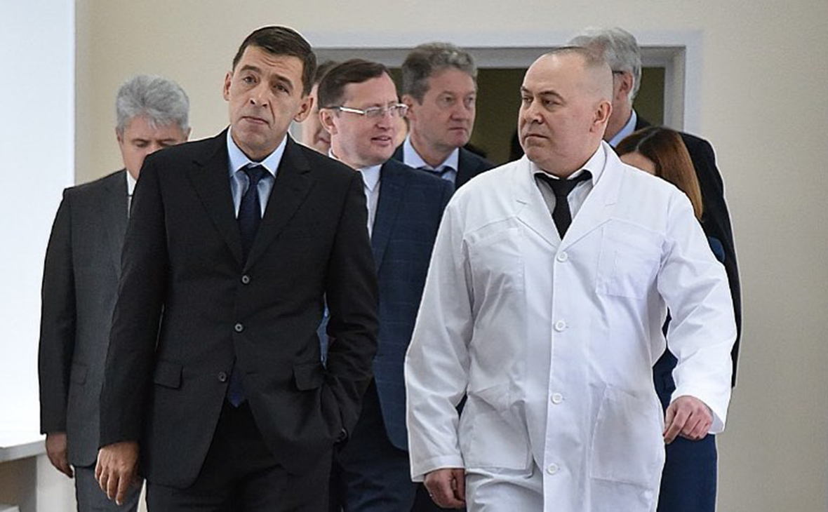 Евгений Куйвашев и Андрей Карлов (справа)