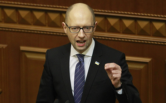 Глава правительства Арсений Яценюк