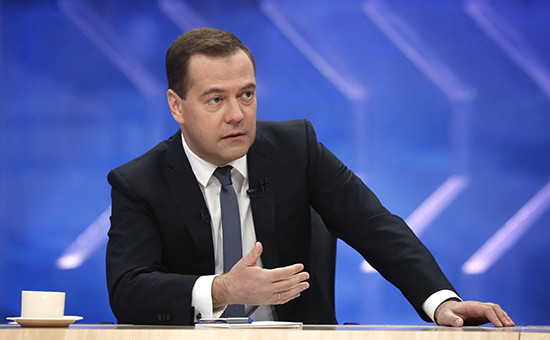 Премьер-министр России Дмитрий Медведев