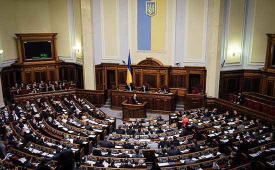 Заседание Верховной рады Украины