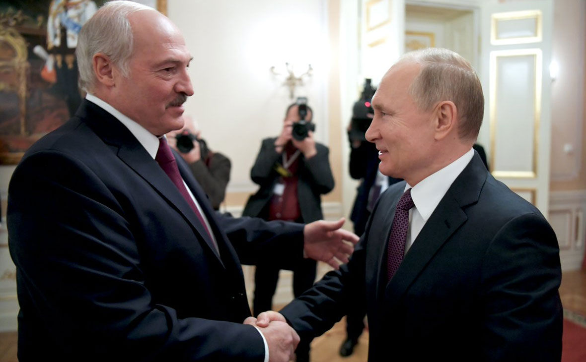 Александр Лукашенко и Владимир Путин
