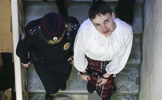 Бывшая украинская летчица Надежда Савченко
