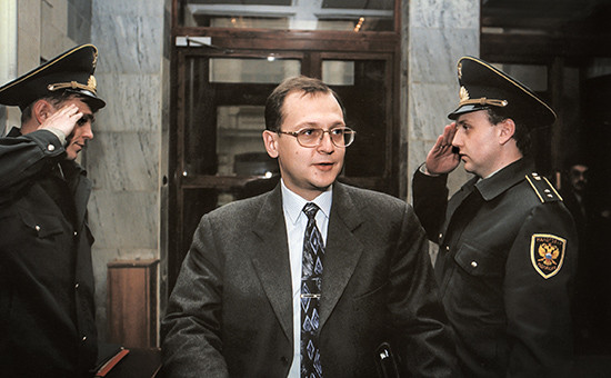 Сергей Кириенко, новый первый замруководителя администрации президента, фото 1999 года


