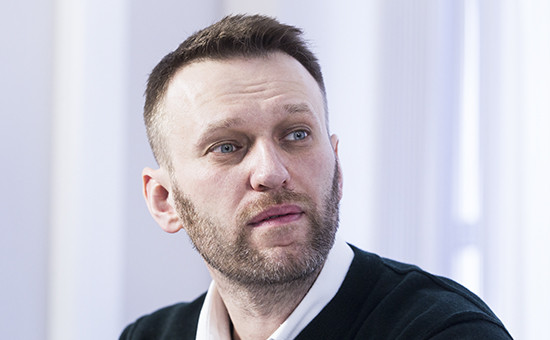 Оппозиционер Алексей Навальный