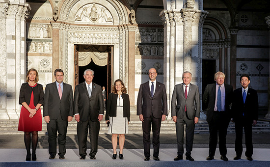 Встреча министров иностранных дел G7