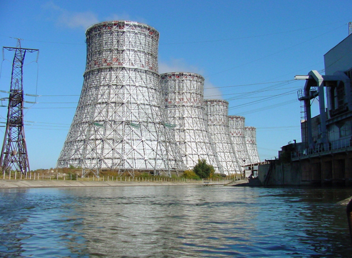 Градирня атомной электростанции