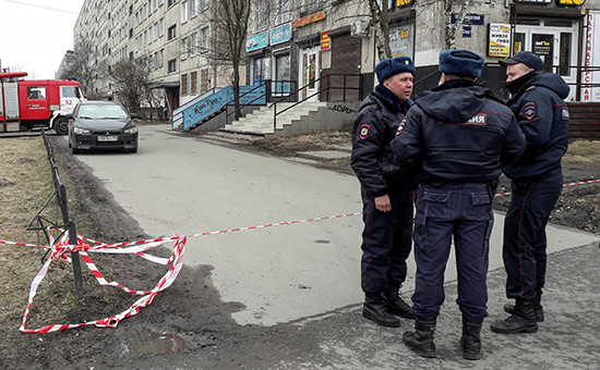 Жилой дом, в котором обнаружена бомба