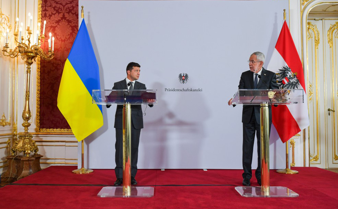 Владимир Зеленский и Александр Ван дер Беллен