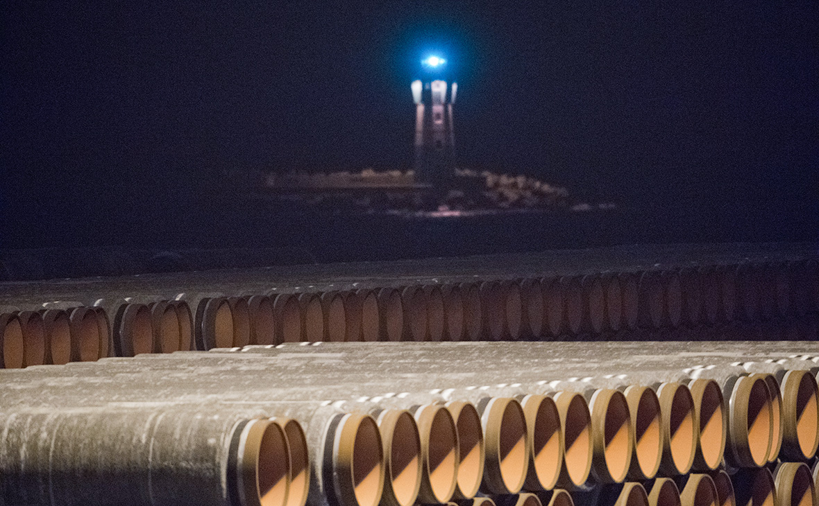 Порт Мукран, трубы для газопровода Nord Stream 2