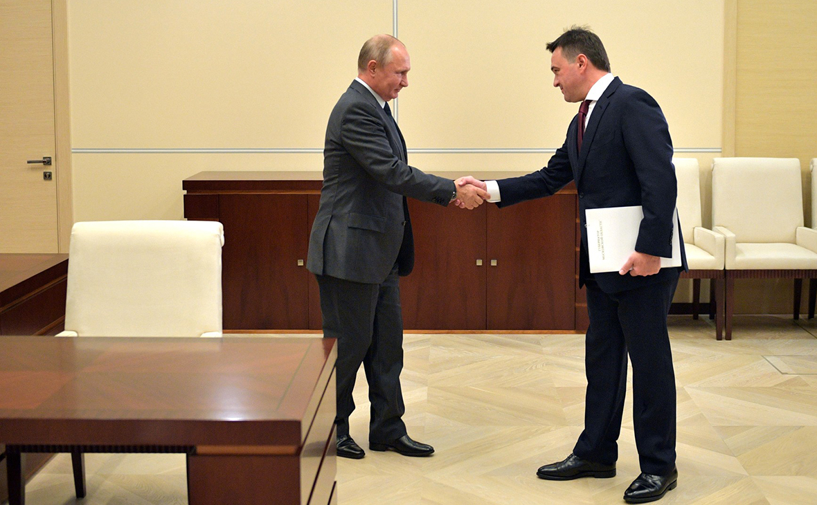 Владимир Путин и Андрей Воробьев