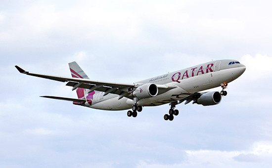 Самолет Airbus A330 авиакомпании Qatar Airways, август 2014 года