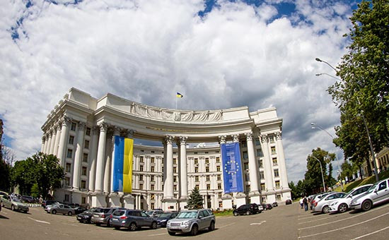 Вид на Министерство иностранных дел Украины