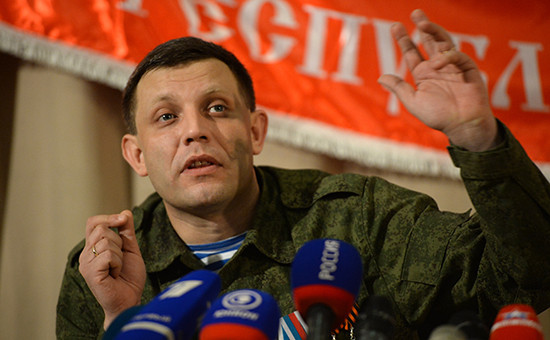 Глава ДНР Александр Захарченко
