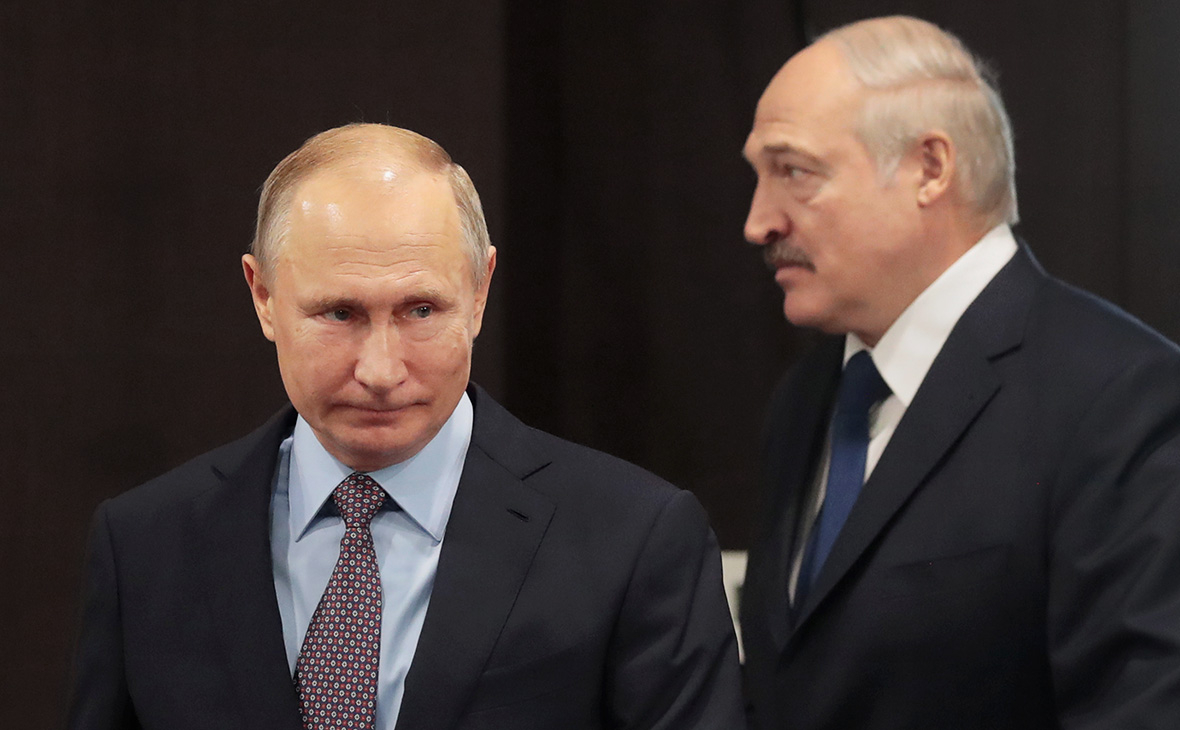 Владимир Путин и Александр Лукашенко