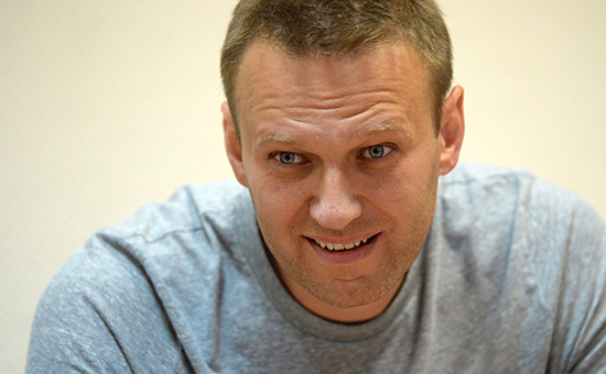 Оппозиционер Алексей Навальный