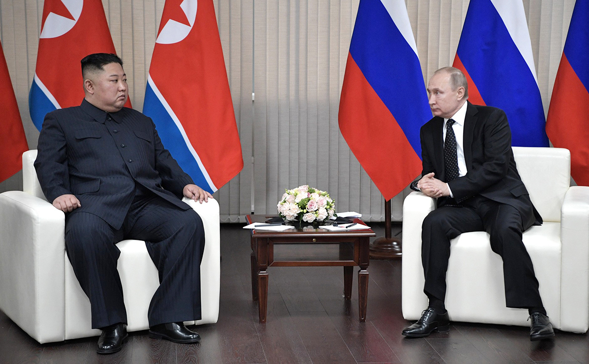 Ким Чен Ын и Владимир Путин