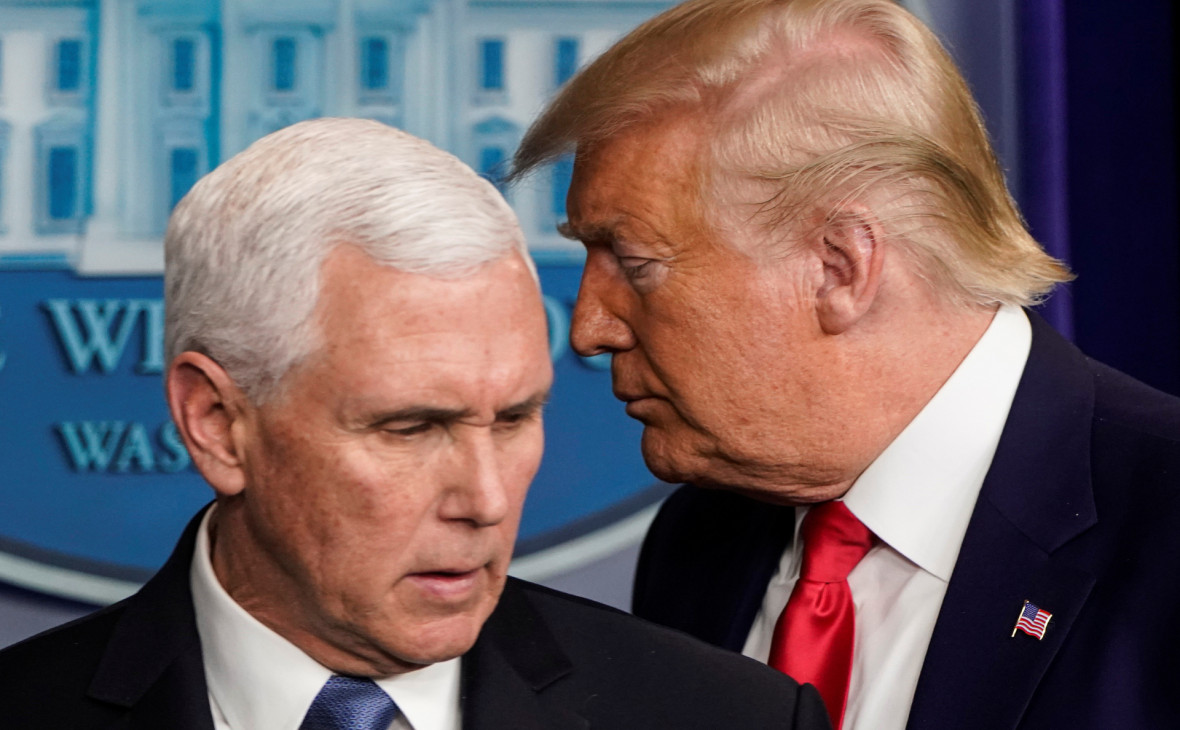 Майк Пенс и Дональд Трамп
