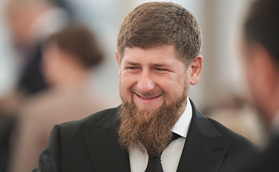 Глава Чеченской Республики Рамзан Кадыров перед началом ежегодного Послания президента РФ Владимира Путина Федеральному собранию в Кремле. 1 декабря 2016 года