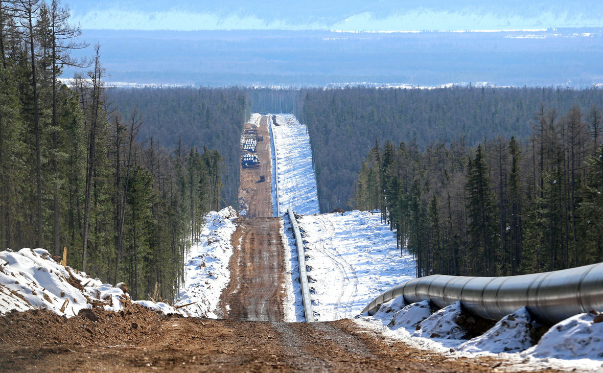 Трасса газопровода «Сила Сибири»