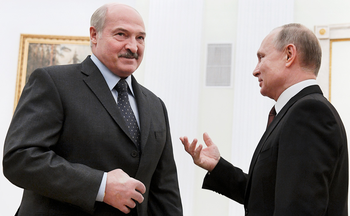 Александр Лукашенко и Владимир Путин