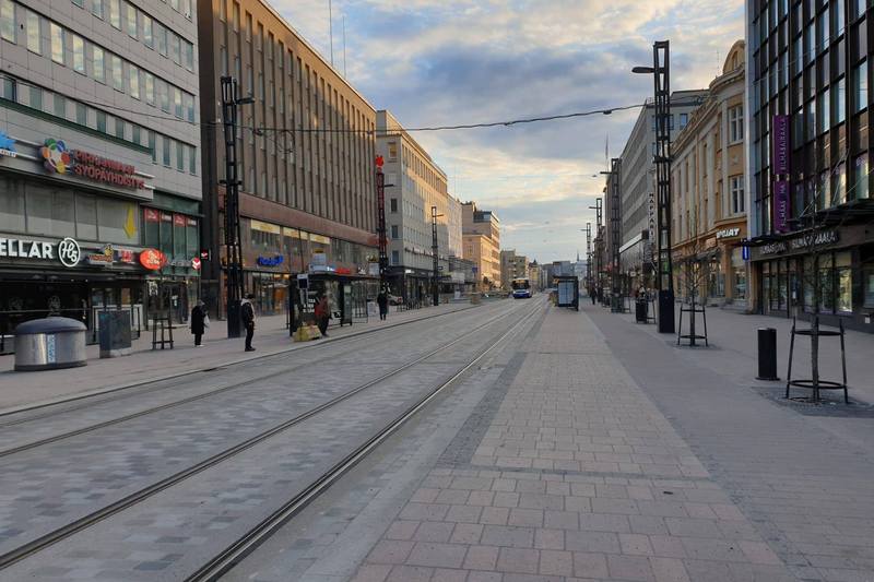 Финский город Тампере в период пандемии