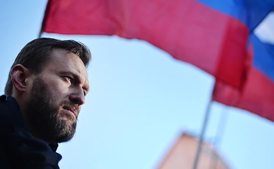 Оппозиционер Алексей Навальный