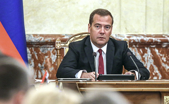 Премьер-министр России Дмитрий Медведев