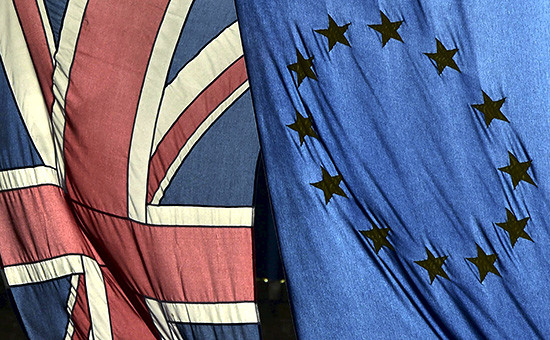 Флаги Британии и ЕС


