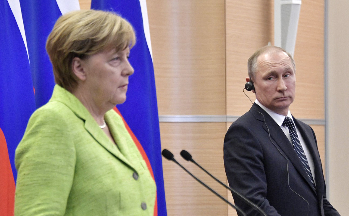 Ангела Меркель и Владимир Путин