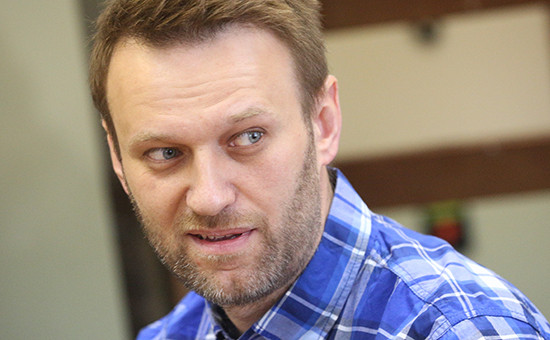 Оппозиционер Алексей Навальный