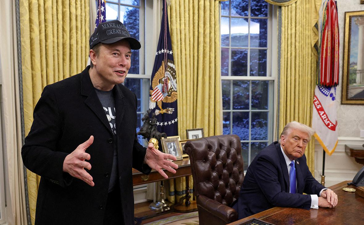 Илон Маск и Дональд Трамп