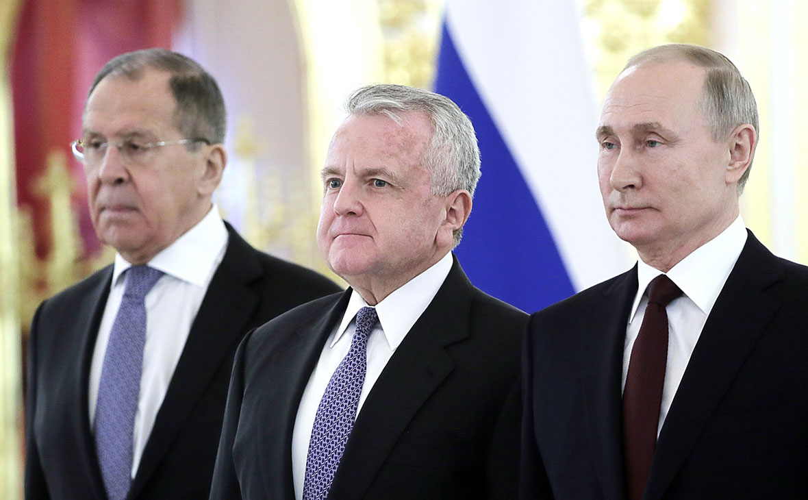  Сергей Лавров, Джозеф Салливан, Владимир Путин 