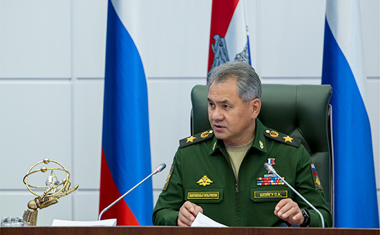 Министр обороны России Сергей Шойгу