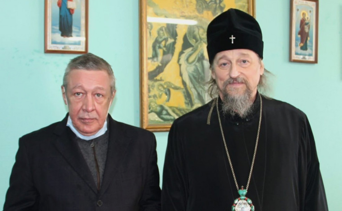 Михаил Ефремов и Митрополит Белгородский и Старооскольский Иоанн