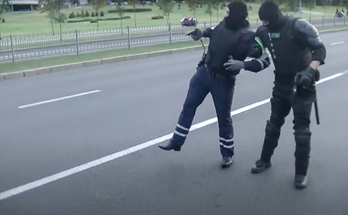 Фото: МВД Белоруссии / YouTube